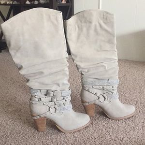 Brand New Not Rated rhinestone boots Size 9